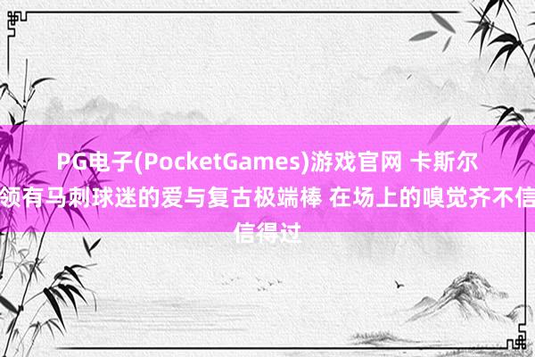 PG电子(PocketGames)游戏官网 卡斯尔：能领有马刺球迷的爱与复古极端棒 在场上的嗅觉齐不信得过