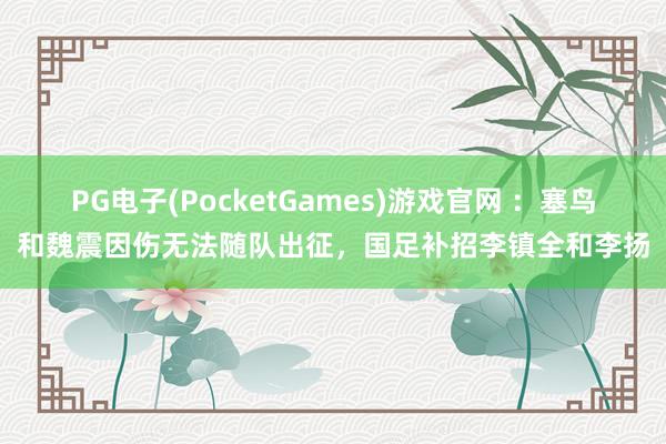 PG电子(PocketGames)游戏官网 ：塞鸟和魏震因伤无法随队出征，国足补招李镇全和李扬