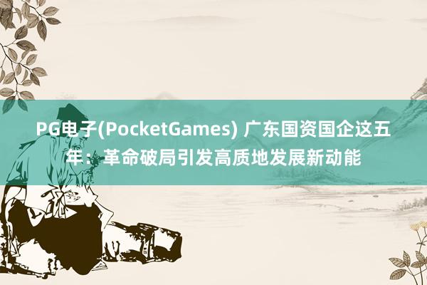 PG电子(PocketGames) 广东国资国企这五年：革命破局引发高质地发展新动能