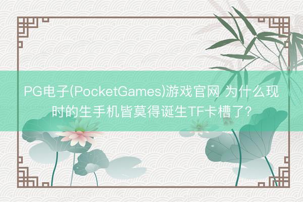 PG电子(PocketGames)游戏官网 为什么现时的生手机皆莫得诞生TF卡槽了?