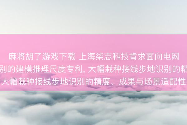 麻将胡了游戏下载 上海柒志科技肯求面向电网拓荒接线步地智能识别的建模推理尺度专利， 大幅栽种接线步地识别的精度、成果与场景适配性